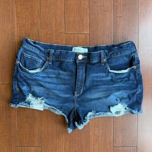 Vintage Y2K Mudd‎ Distressed Denim Shorts